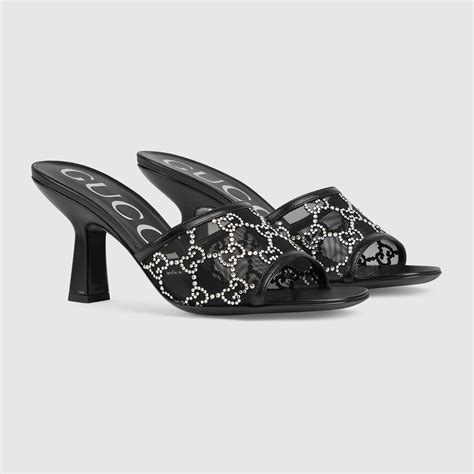 sandali con tacco gucci|Gucci Sandalo donna con tacco Incrocio GG.